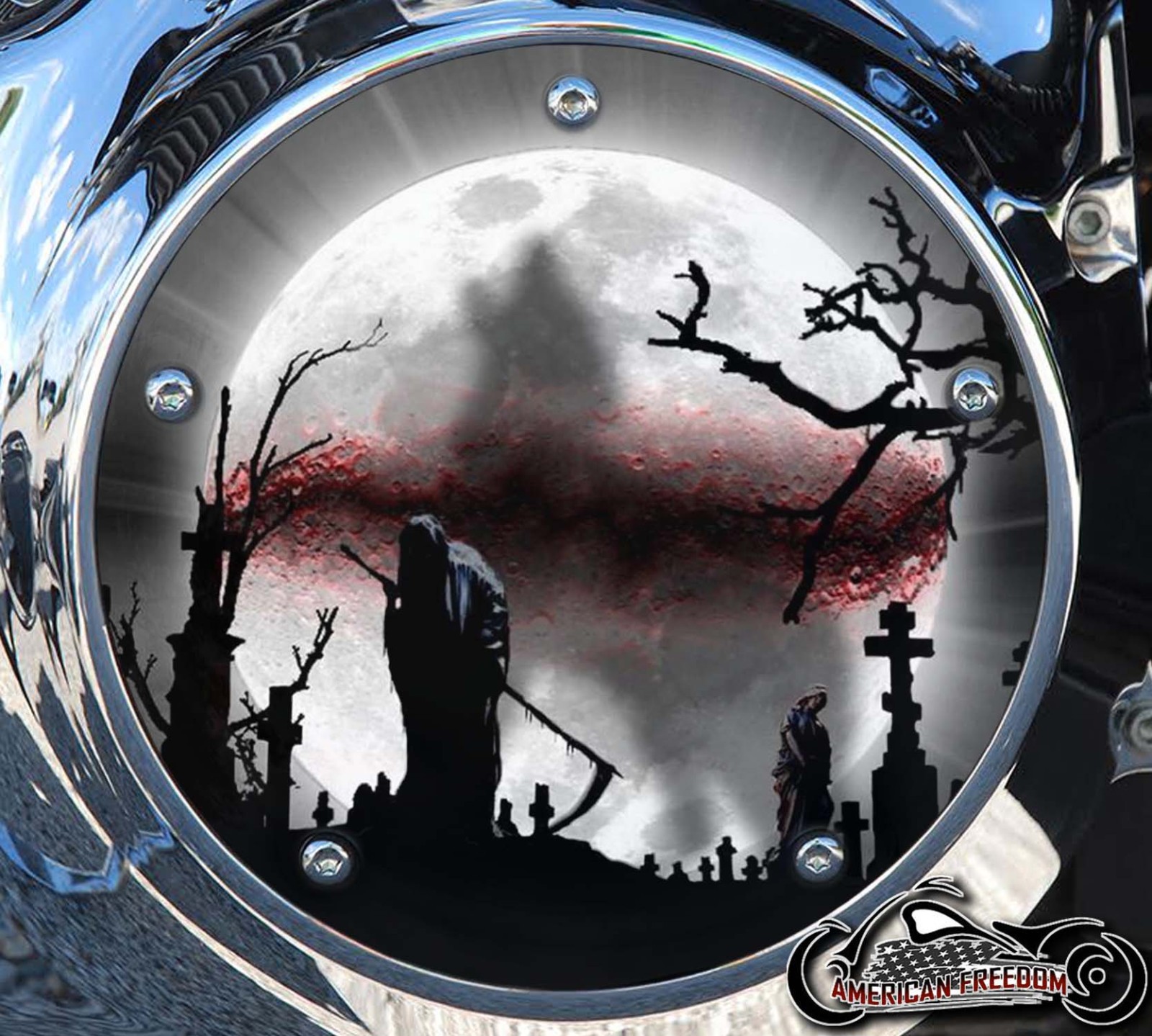 Custom Derby Cover - Reaper Moon 2