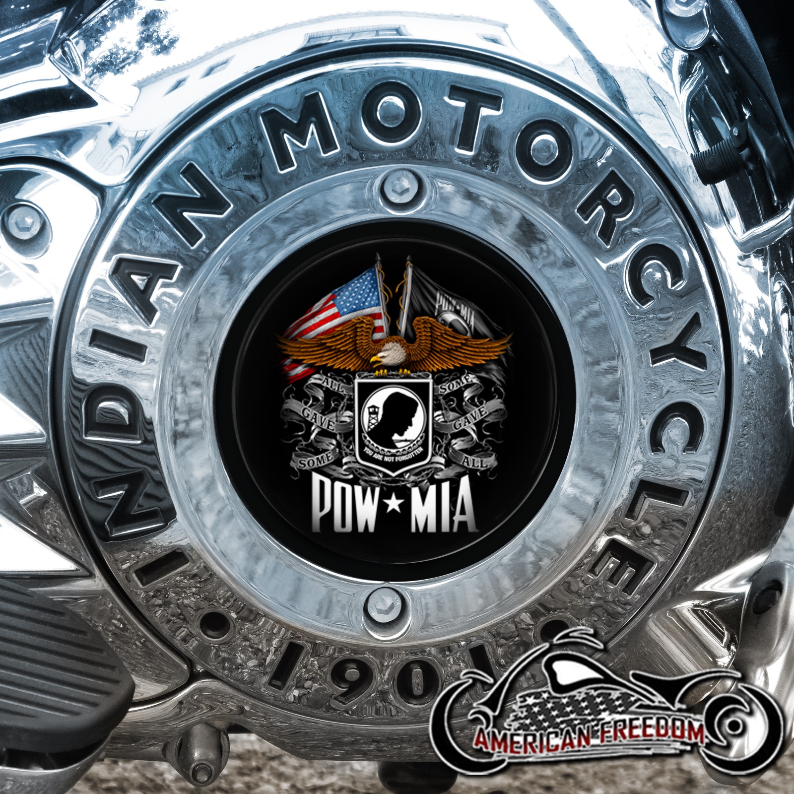 Indian Motorcycles Thunder Stroke Derby Insert - Some Gave All