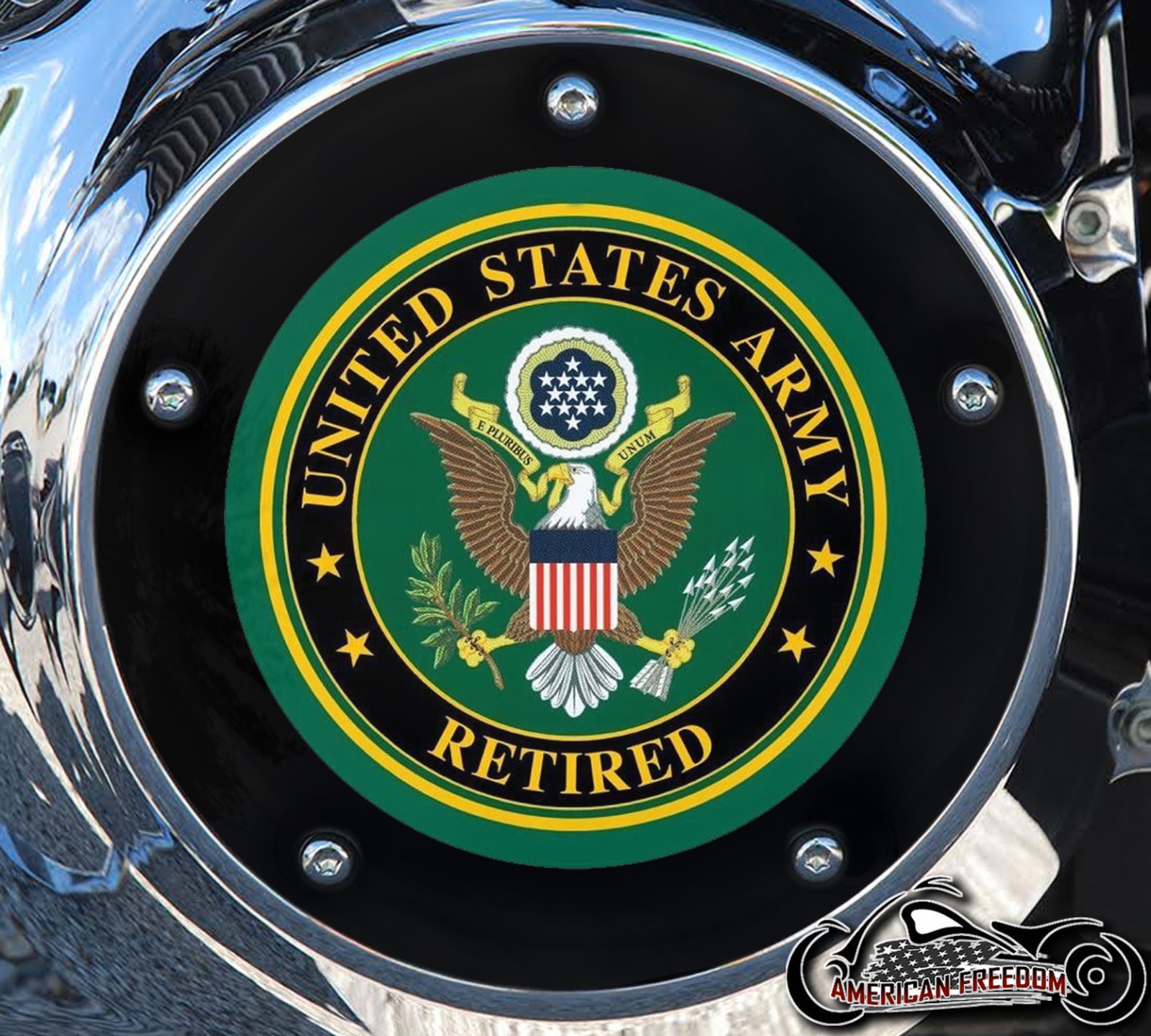 Custom Derby Cover - Army Retired